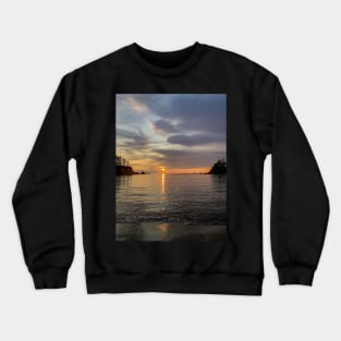 Sunset Reflection at Sunset Bay Crewneck Sweatshirt